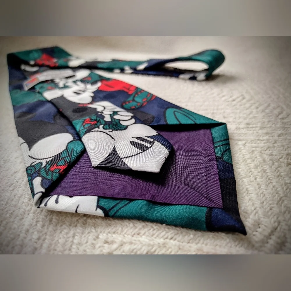 Vintage Disney Mickey Mouse Necktie by Cervantes, Perfect Condition Like New! - Picture 5 of 6